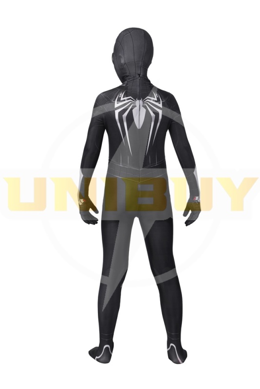 Spider-Man Symbiote Black Suit Costume Cosplay Kids Jumpsuit Marvel's Spider-Man: Miles Morales Unibuy