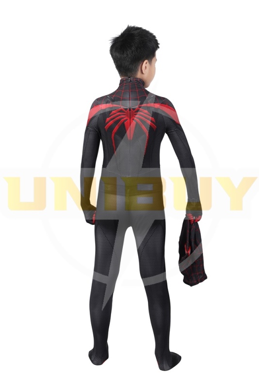 Marvel's Spider-Man: Miles Morales Costume Cosplay Kids Jumpsuit Ver.1 Unibuy