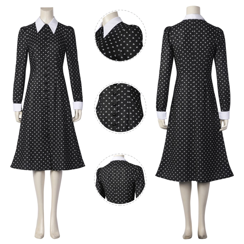 Wednesday Addams Costume Cosplay Suit Dress Unibuy