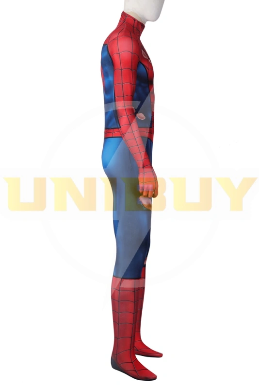 Marvel Spider-Man PS5 Classic Suit Damaged Costume Cosplay Unibuy