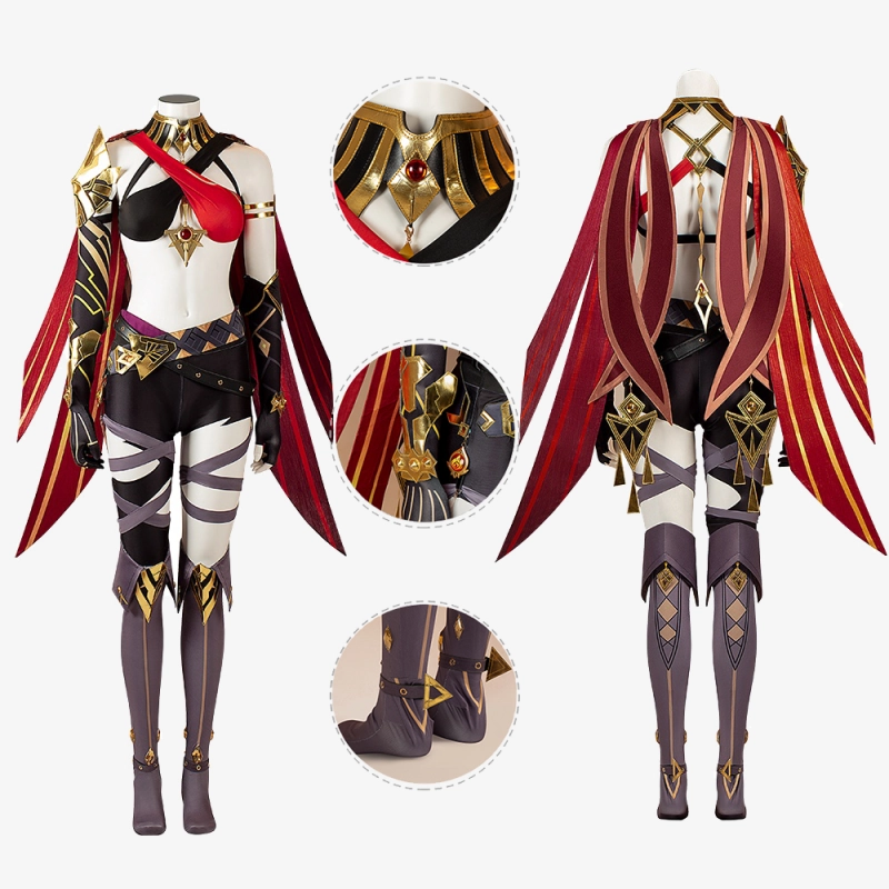 Genshin Impact Dehya Costume Cosplay Dress Ver.1 Unibuy