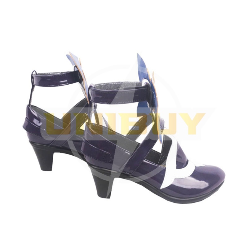 Genshin Impact Fischl Shoes Cosplay Women Boots Silhouettes of the Night Ver.1 Unibuy