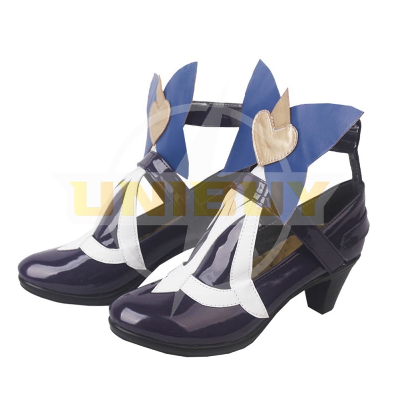 Genshin Impact Fischl Shoes Cosplay Women Boots Silhouettes of the Night Ver.1 Unibuy