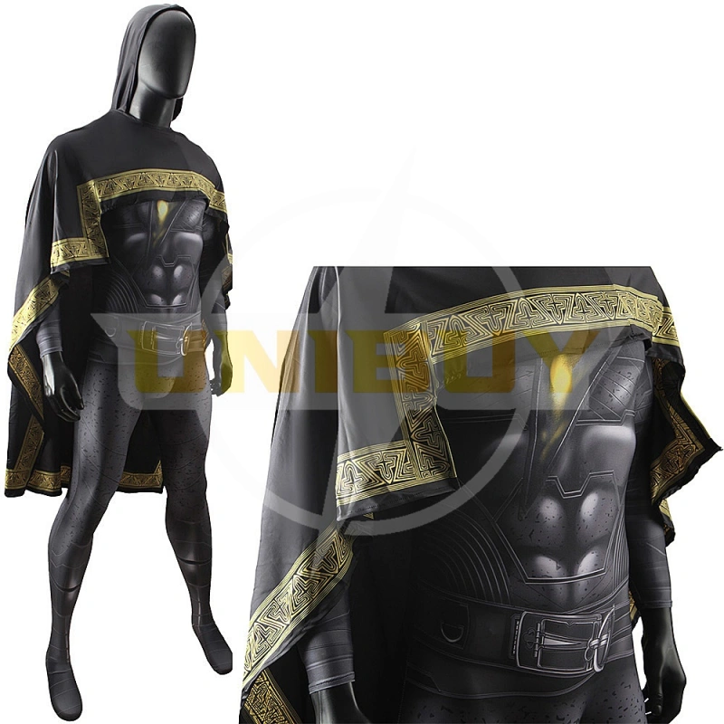 Black Adam Costume Cosplay Suit Teth-Adam For Kids Adult Unibuy