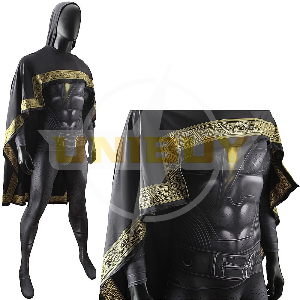 Black Adam Costume Cosplay Suit Teth-Adam For Kids Adult Unibuy