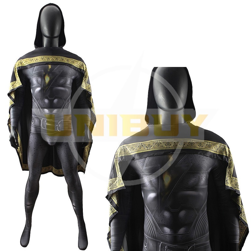 Black Adam Costume Cosplay Suit Teth-Adam For Kids Adult Unibuy