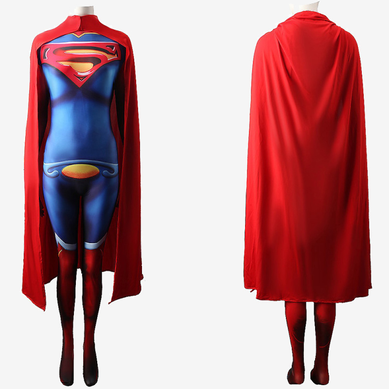 Supergirl Kara Danvers Cosplay Costume Suit For Kids Adult Unibuy