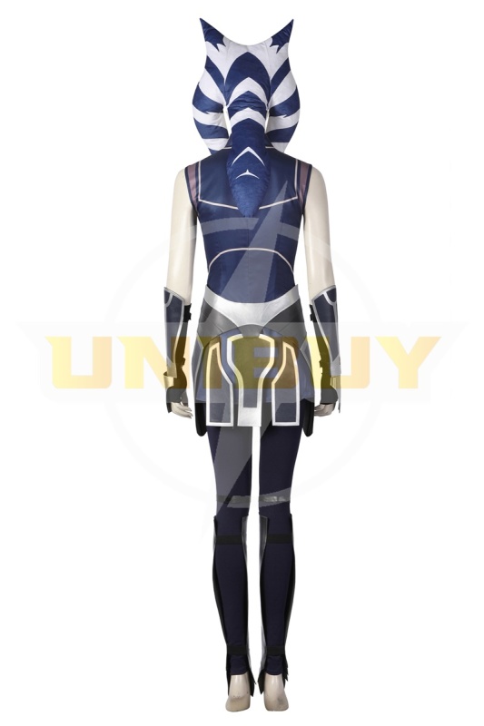 Ahsoka Tano Costume Cosplay Suit Star Wars The Clone Wars with Helmet Unibuy