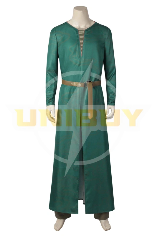 Elrond Costume Cosplay Suit The Lord of the Rings: The Rings of Power Green Cloak Unibuy