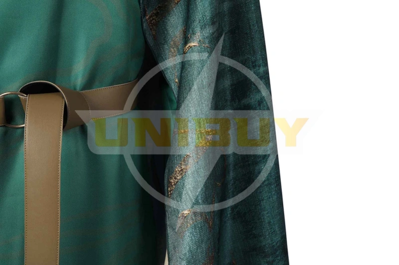 Elrond Costume Cosplay Suit The Lord of the Rings: The Rings of Power Green Cloak Unibuy