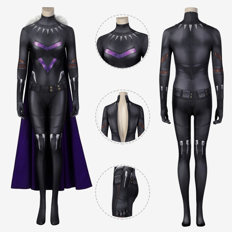 Shuri Costume Cosplay Suit Jumpsuit Black Panther Wakanda Forever Unibuy