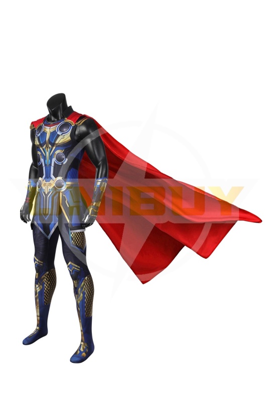 Thor: Love and Thunder Costume Cosplay Suit Jumpsuit with Cloak Unibuy