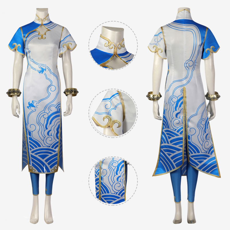 Street Fighter 6 Chun Li Costume Cosplay Suit Dress Unibuy