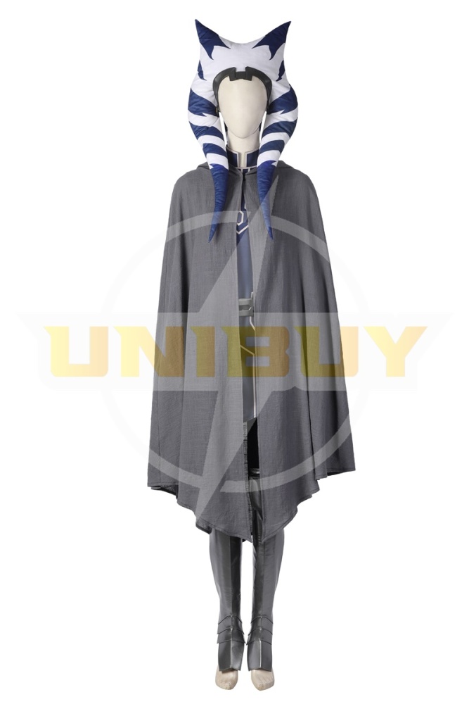 Ahsoka Tano Costume Cosplay Suit Star Wars The Clone Wars with Helmet Unibuy