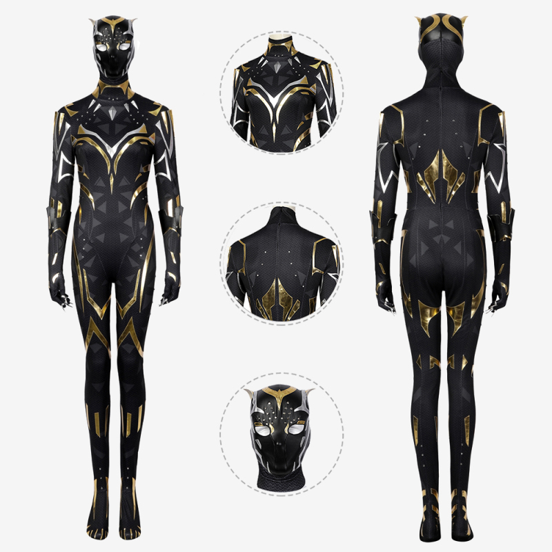 Black Panther Shuri Costume Cosplay Suit Jumpsuit Wakanda Forever Unibuy
