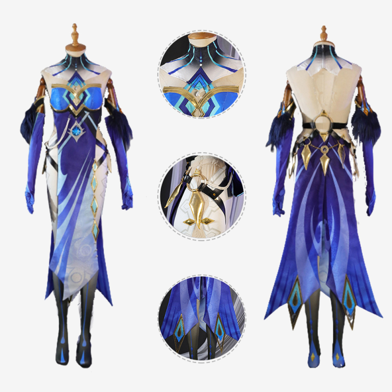 Genshin Impact Hidden Mirror Lady Costumes Cosplay Suit Unibuy