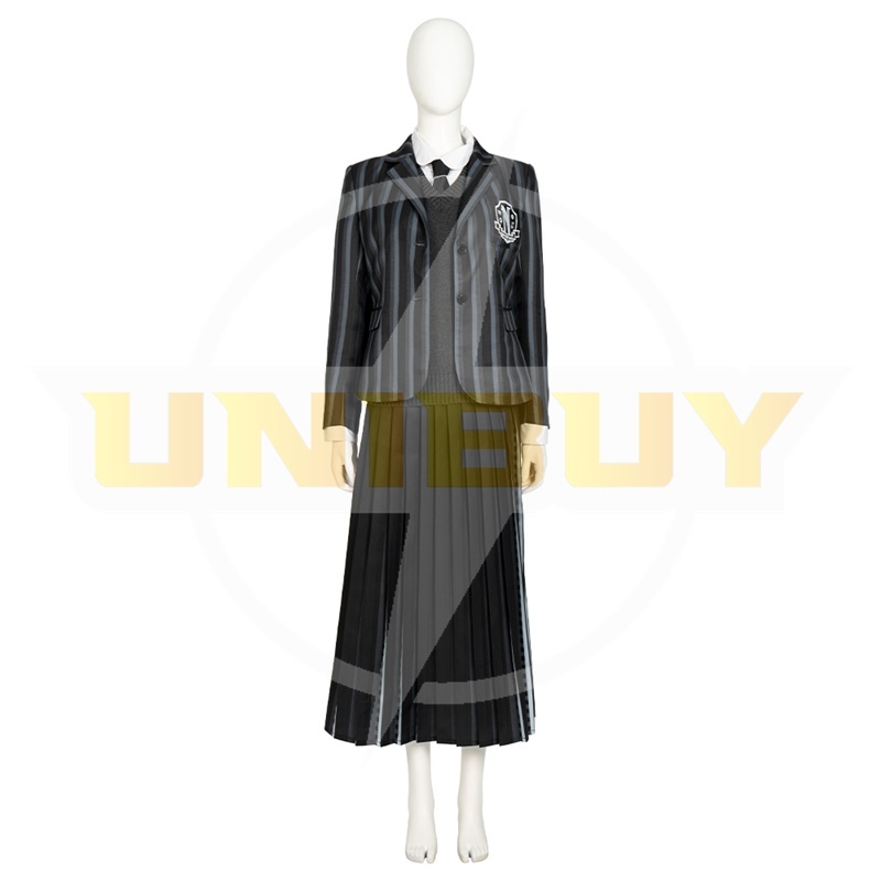 The Addams Family Wednesday Addams Costume Cosplay Suit Uniform Unibuy