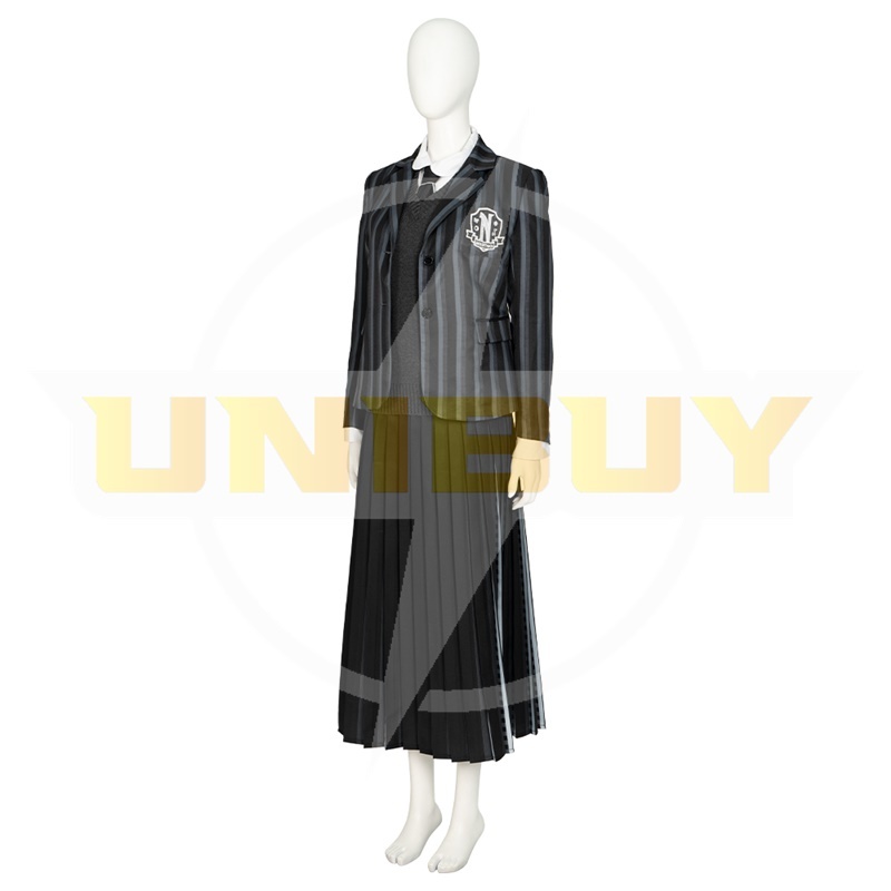 The Addams Family Wednesday Addams Costume Cosplay Suit Uniform Unibuy