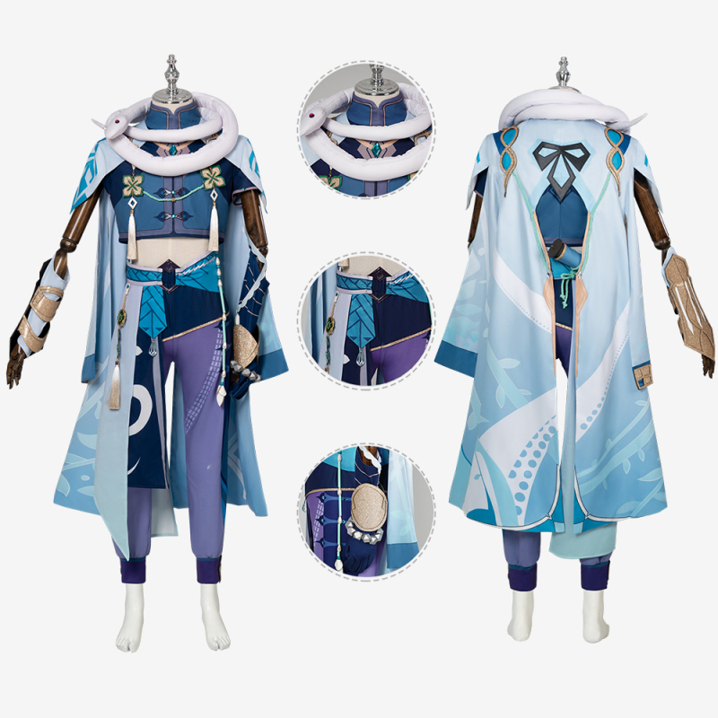 Genshin Impact Baizhu Costume Cosplay Suit Ver.1 Unibuy