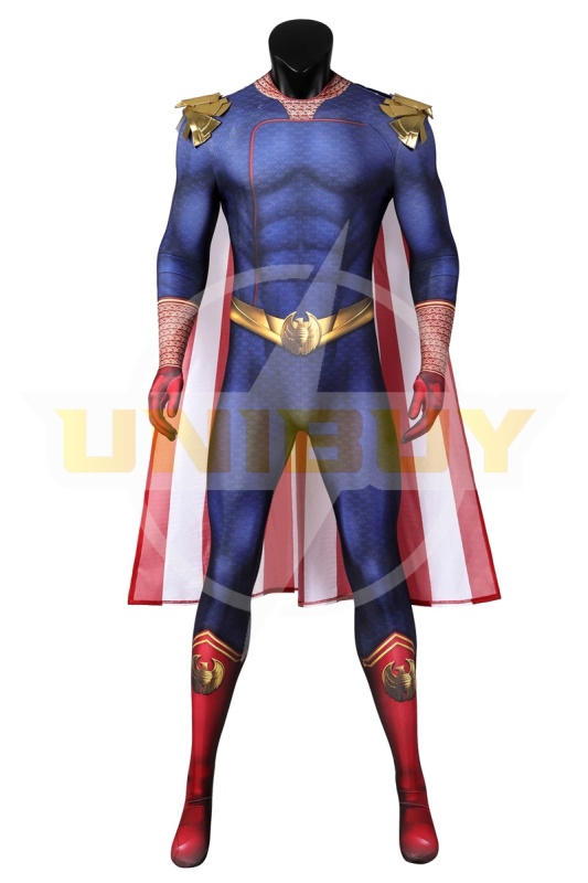 The Boys Season 3 Homelander Costume Cosplay Suit with Cloak Unibuy