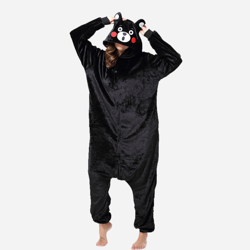Kumamon Bear Onesie Costume Pajamas Adult Unibuy