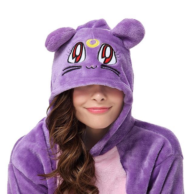 Sailor Moon Luna Cat Onesie Costume Pajamas Adult Unibuy