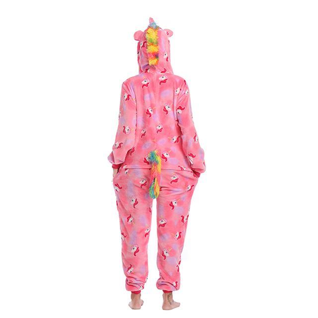 Pink Unicorn Onesie Costume Pajamas Adult Unibuy