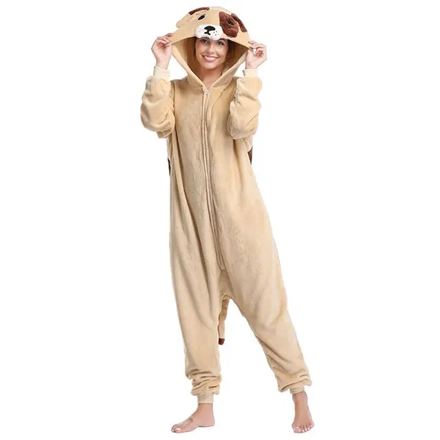 Pug Dog Onesie Costume Pajamas Adult Unibuy