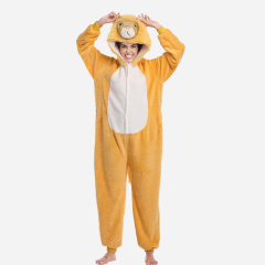 Yellow Lion Onesie Costume Pajamas Adult Unibuy