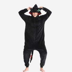 How to Train Your Dragon Toothless Onesie Costume Pajamas Adult Unibuy