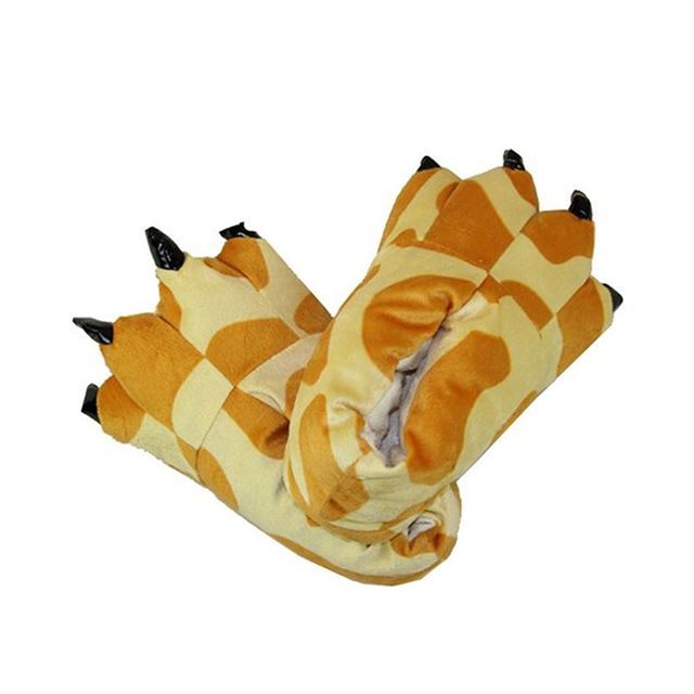 Giraffe Animal Slippers Onesie Costume Pajamas Shoes for Adult Kids Unibuy