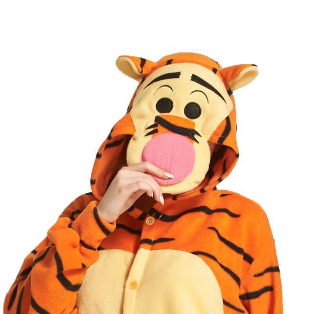 Pooh Tigger Onesie Costume Pajamas Adult Unibuy