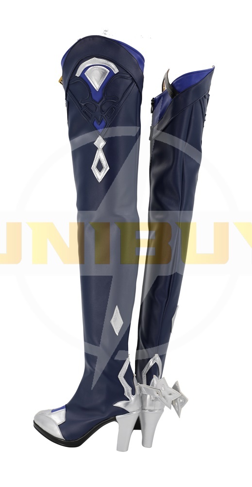 Genshin Impact Eula Shoes Cosplay Long Boots Ver.2 Unibuy