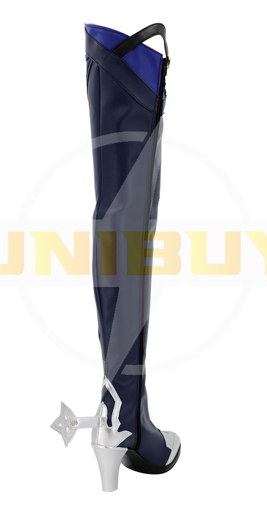 Genshin Impact Eula Shoes Cosplay Long Boots Ver.2 Unibuy