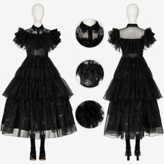 Wednesday Addams Dress Costume Cosplay Suit The Addams Family Unibuy