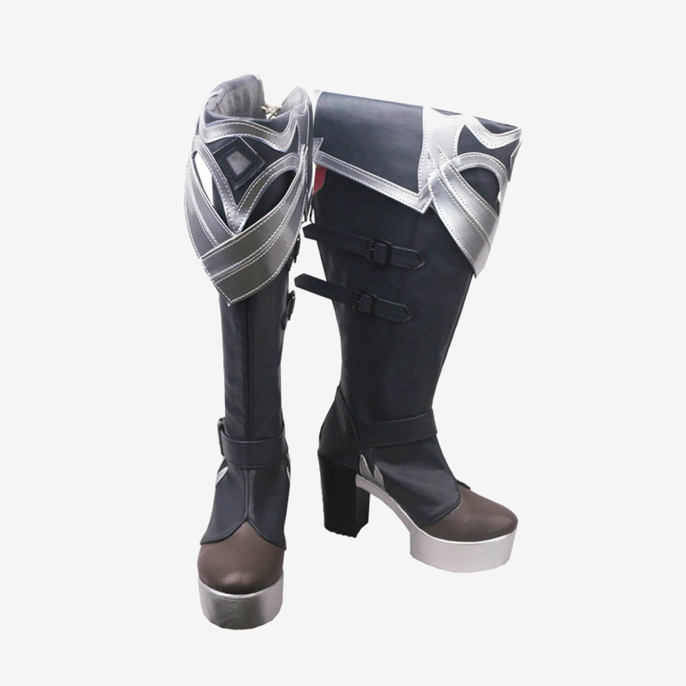 Genshin Impact Diluc Shoes Cosplay Men Boots Red Dead of Night Ver.1 Unibuy