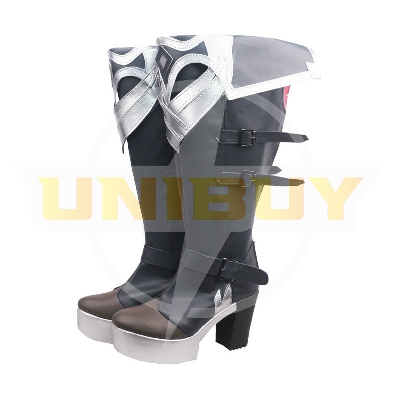 Genshin Impact Diluc Shoes Cosplay Men Boots Red Dead of Night Ver.1 Unibuy