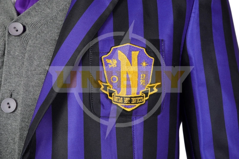 Wednesday The Addams Family Eugene Otinger Costume Cosplay Suit Nevermore Academy Uniform Unibuy