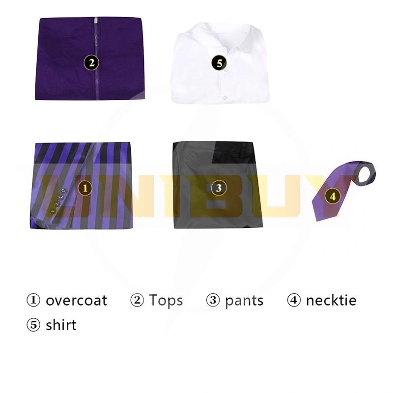 The Addams Family  Xavier Thorpe Ajax Petropolus Costume Cosplay Suit Nevermore Academy Uniform Unibuy