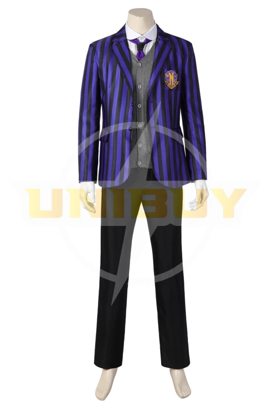 Wednesday The Addams Family Eugene Otinger Costume Cosplay Suit Nevermore Academy Uniform Unibuy