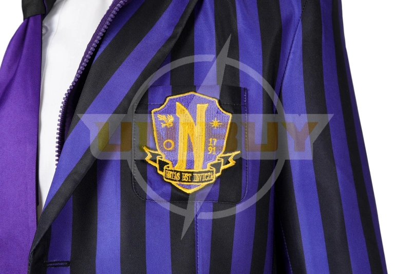 The Addams Family  Xavier Thorpe Ajax Petropolus Costume Cosplay Suit Nevermore Academy Uniform Unibuy