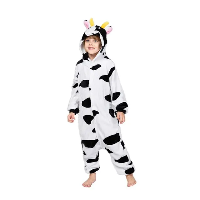 Milk Cow Onesie Costume Pajamas Kid Unibuy