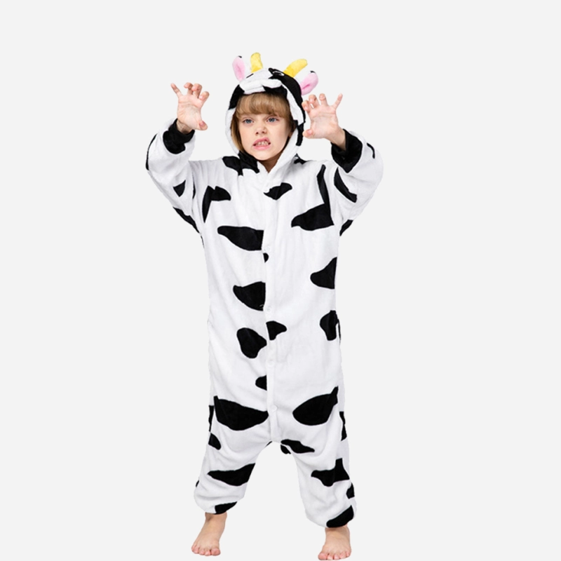 Milk Cow Onesie Costume Pajamas Kid Unibuy