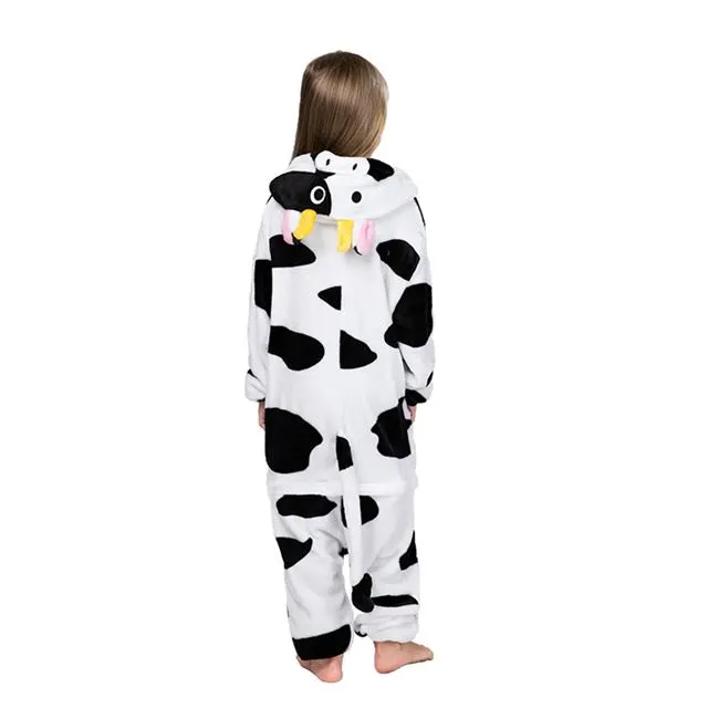 Milk Cow Onesie Costume Pajamas Kid Unibuy