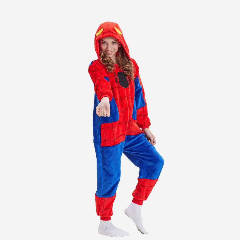 Spiderman Onesie Costume Pajamas Kid Unibuy