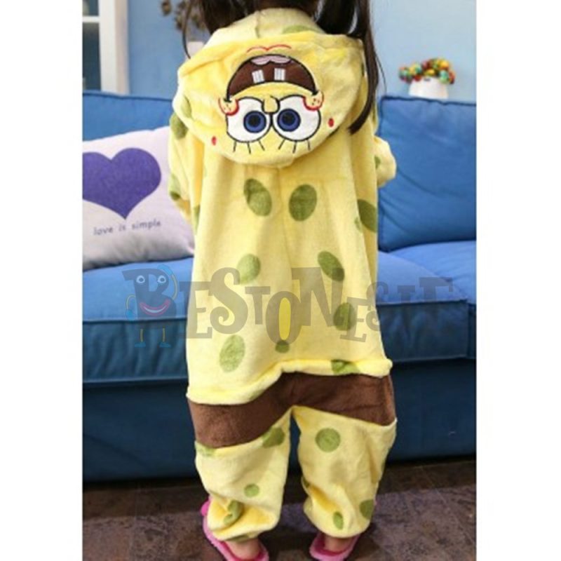SpongeBob SquarePants Onesie Costume Pajamas Kid Unibuy