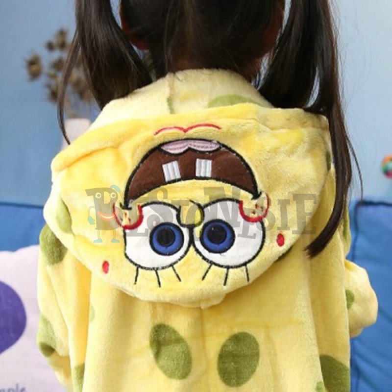 SpongeBob SquarePants Onesie Costume Pajamas Kid Unibuy