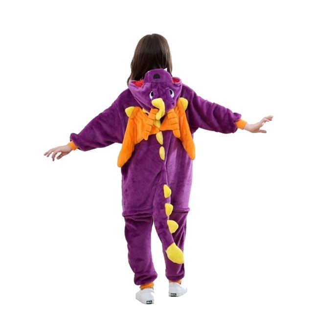 Purple Dragon Spyro Onesie Costume Pajamas Kid Unibuy
