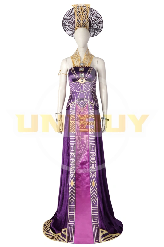 Black Panther Ramonda Dress Cosplay Costume Suit Wakanda Forever Unibuy