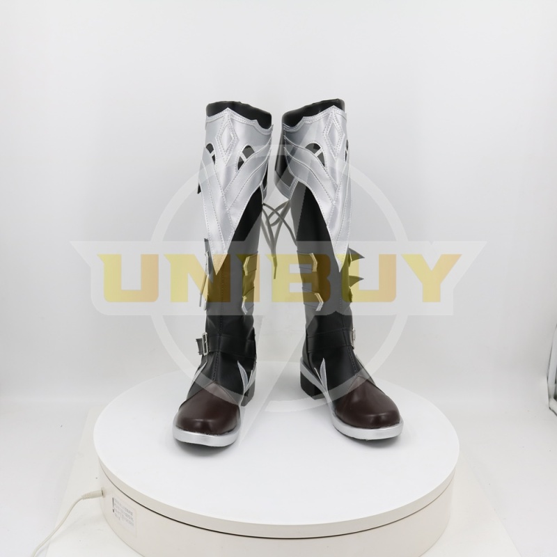 Genshin Impact Diluc Shoes Cosplay Men Boots Red Dead of Night Ver.2 Unibuy